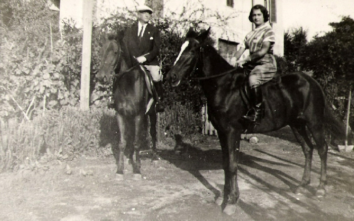 Giovanni e Giuliana Zitelli Grottaferrata 1938