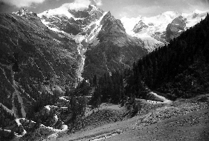 Strada dello Stelvio - Pnorama dell'Ortler