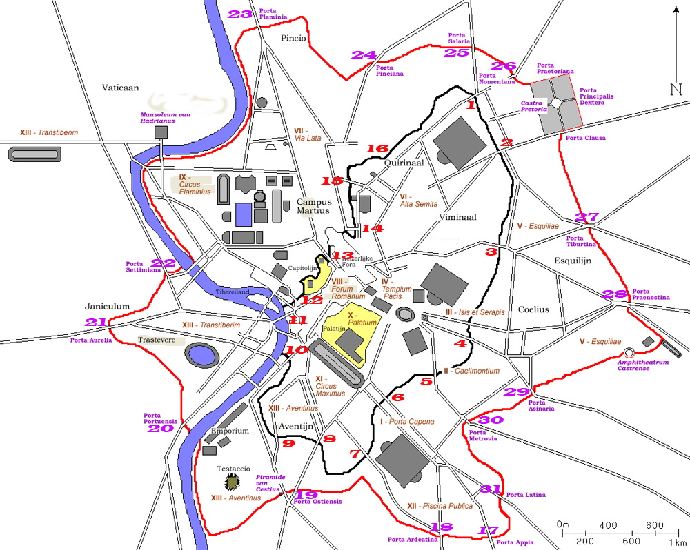 Plan_Rome-_Aureliaanse_Muur