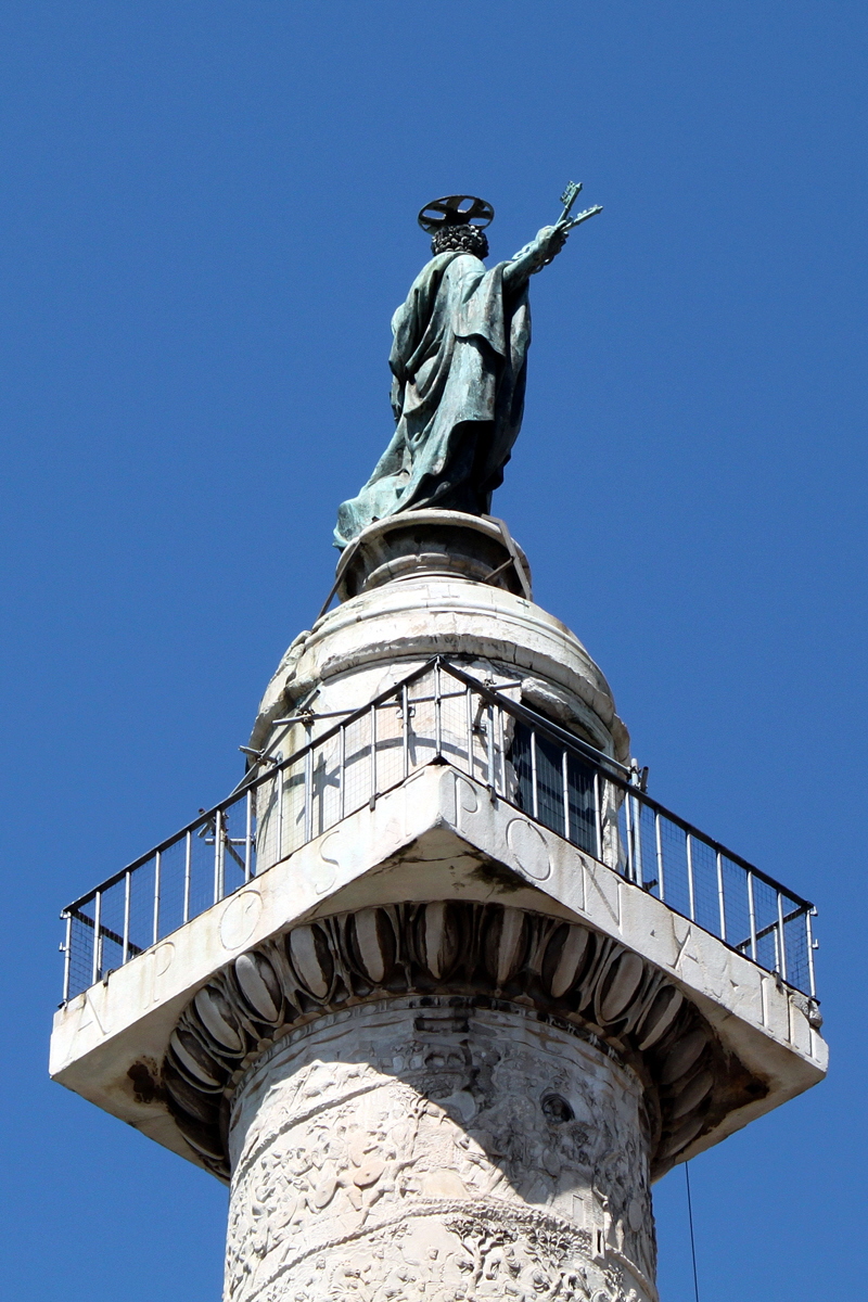 Piazza del Foro Traiano - Apice della Colonna Traiana (2)