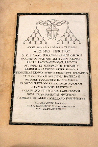 Via_del_Velabro-Chiesa_di_S_Giorgio_in_Velabro-Lapide_card_Aloisio_Sincero-1926 (2)