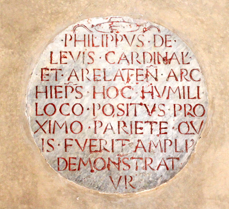 Via_del_Velabro-Chiesa_di_S_Giorgio_in_Velabro-Lapide_del_Card_Filippo_de_Levis-1475