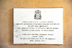 Via_del_Velabro-Chiesa_di_S_Giorgio_in_Velabro-Lapide_del_card_Giovanni_Enrico_Newuman-1890