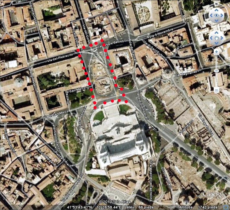 Piazza Venezia - Trevi-Pigna-Campitelli